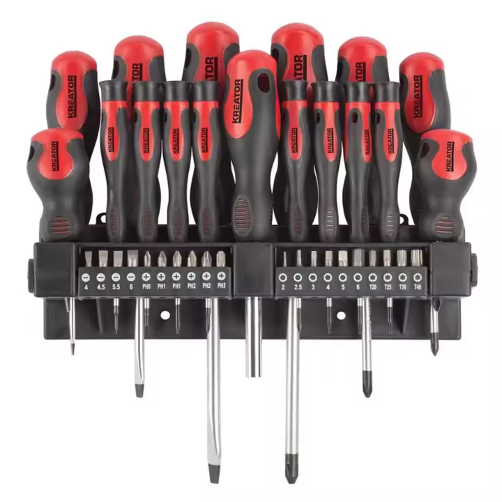 Kreator Juego De Destornilladores Krt400010 37 Unidades - 1