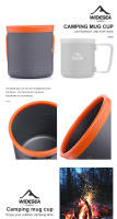 Taza De Camping Widesea De Aluminio Para Exteriores Mug De Turismo Utensilios De Mesa Para Picnic Y Cocina Equipamiento De Senderismo Y Trekking - details 3