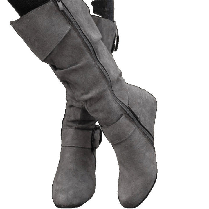 SP Botas de Tacón Alto de Aguja de gran tamaño para Mujer, BOTAS grandes, BOTAS elásticas de plataforma impermeables, Invierno 2025.