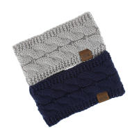 Diadema De Punto Para Mujer Invierno Cálido Lana Tejida Calentador De Orejas Cross Knot Turban Accesorios De Cabello Unisex - details 31