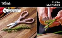LA MOUSTACHE Juego de Cuchillos de Cocina Profesionales con Pelador y Tijeras, 6 Piezas Multicolor - details 3