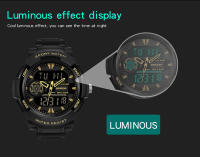 Reloj Deportivo De Pulsera Para Hombre SANDA Estilo Militar G-Style LED Digital Cronógrafo Resistente Al Agua Cuarzo Analógico-Digital Con Alarmas Y Calendario - details 7
