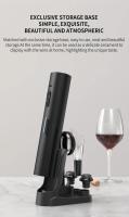 Abrevidor De Botellas De Vino Eléctrico Automático Recargable Con Base De Carga Herramientas De Vino Eco-amigable Acero Inoxidable - details 17