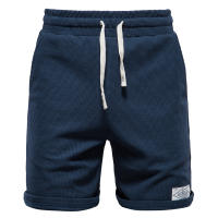 Novedad de verano, pantalones cortos de color liso, pantalones cortos deportivos y de ocio para hombre, pantalones cortos con lazo en la cintura elástica, ropa exterior de talla europea, pantalones de tres cuartos - details 4