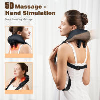 Almohada De Masaje Inalámbrica Para Cuello Y Hombros Eléctrica Relajante Para Cuerpo Y Espalda Tamaño Multi Uso Doméstico - details 2