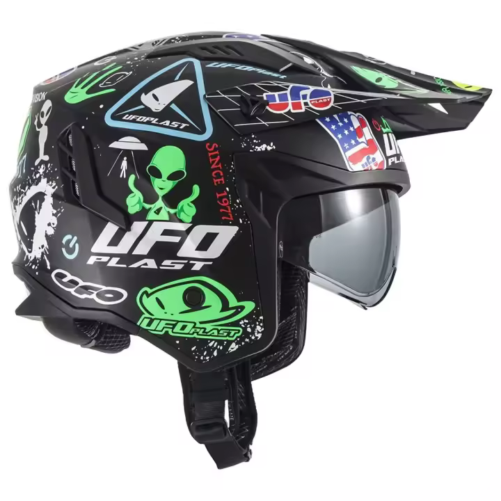 Ufo Casco Jet Sheratan Multicolor Adulto - 1