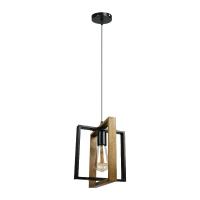 American Chandelier Lámpara Retro De Hierro Y Madera Pendente Para Barra Y Restaurante Luz Colgante Creativa Doméstica Aparato De Iluminación - details 0