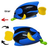 Juguetes acuaticos bebé para 18 meses y más, (LOTE DE 2 UNIDADES) juguete flotante de agua de cuerda, juegos para el baño niños, muñeco nadador animal TACHAN - details 3