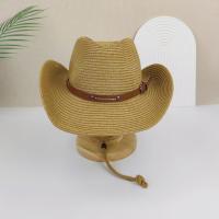 Sombrero De Vaquero Estilo Jazz Amplio Para Hombres Y Mujeres Proteccion Solar Para La Playa Y Verano Con Cuerda De Viento - details 9