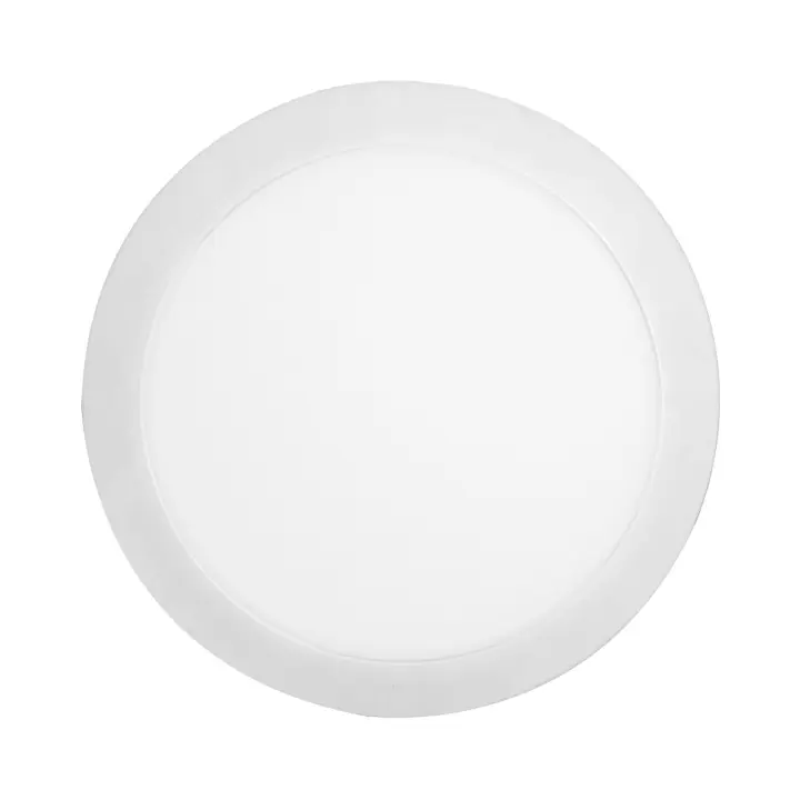 7hSevenOn - Downlight LED Superficie 18W Ø22.5cm, Aluminio, 1440 lúmenes, Ángulo 120º, Temperatura Color 4000K (Blanco Neutro), Orientación Fija, Superficie, 40000H Vida Útil, Ø22.5x3.2 cm, Blanco - 1