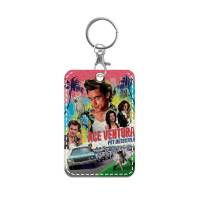 Porta Tarjetas De Acceso Y Llavero De Cuero A-Ace Ventura Película Comedia Hombre Mujer Estilo Clásico Cartoon - details 2