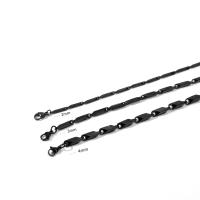 Collar De Acero Inoxidable HIYEE Para Hombres Y Mujeres Joyería De Moda Impermeable Y No Desvanecida Para Fiestas Y Bodas - details 1