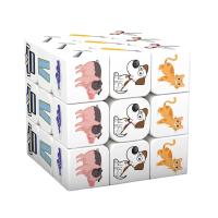Cubo Mágico 3x3x3 Con Patrones De Banderas Juguete De Puzzle Para Niños Regalo Educativo Desafío Mental Plástico Magnético - details 2