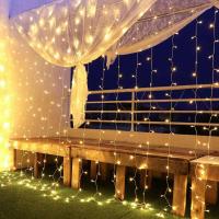 Luces de Cortina 300 Luces de Cortina LED 3M * 3M 8 Modos de iluminación impermeable IP44 at Aire Libre and interior, decoración para Navidad, Wedg, juegos, Ventana, Hogar, Patio 31V - details 2