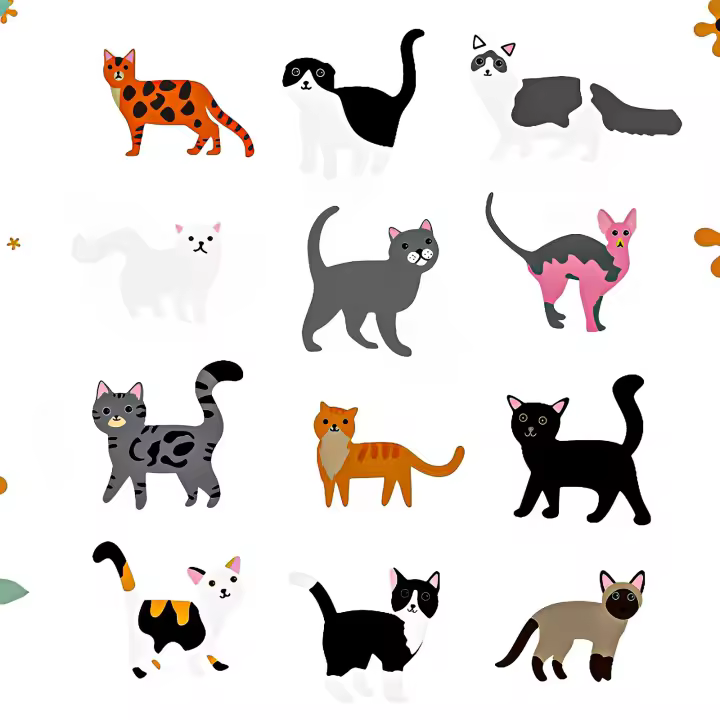Kit De Costura De Piel De Manta Para Niños 8 Piezas Set De Manualidades DIY Animales Divertidos Con Instrucciones Para Niños De 3 a 12 Años - 1