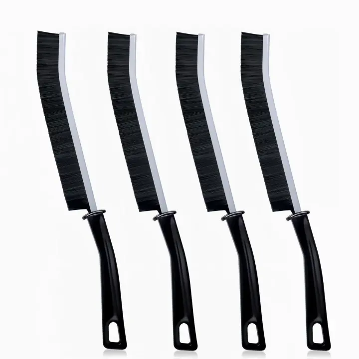 cepillos de limpieza de grietas, cepillo de limpieza de huecos, cepillo de limpieza fino, herramienta de limpieza de grietas, para el hogar, cocina, baño y ranura de ventana - 1