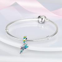 Encanto De Colgante De Árbol De Familia Platinado En Plata Para Pulsera De Bangle Y Collar DIY Regalo Con Doble Vuelo Aéreo - details 47
