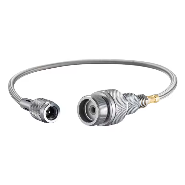 Tubo De Extensión De Gas En Acero Inoxidable Para Estufa De Camping Accesorios De Salida De Tanque De Alta Presión - 1