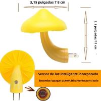 Lámpara De Noche LED Creativa Mini Molusco Forma De Setas Control Remoto Sensor Decoración Para El Hogar Y Dormitorio - details 7