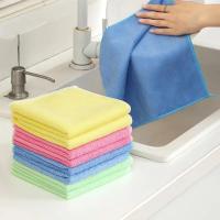 Paños De Microfibra Multifuncionales Ultrafinos 2/5/10 Piezas Absorbentes Sin Manchas Para Cocina Y Baño Ecológicos - details 0