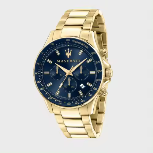 Maserati R8873640008 Reloj Hombre Crono Acero Dorado Tamaño 44 mm - 000340058 - 1