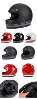 Casco De Motocicleta Retro Harley Abierta Para Verano Para Hombre Y Mujer Certificado DOT Material ABS Estilo Vintage - details 0