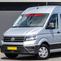 Pegatina Para Parabrisas De Coche Volkswagen VW Crafter Motocicleta Estilo Camión Carguero Adhesivo De Vinilo Para Furgonetas Y Autobuses - details 2