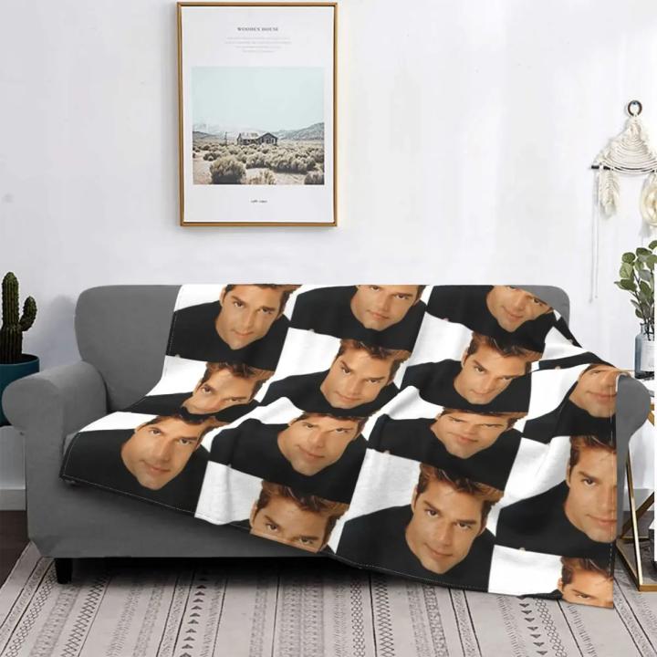 Manta Ricky Martin Para Camas Tamaño Suave Funda Para Cama Decoración De Roma Ropa De Cama Regalo Para Viaje Bebé Manta Furry