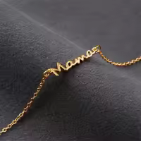 Pulsera De Cadena Doble Para Mujer Con Cuentas Y Letras De Skyrim Joyería Moda Regalo Para Día De La Madre Pulsera De Cobre - details 5