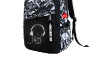 Mochila escolar de gran capacidad para niños adolescentes, morral luminoso para estudiantes universitarios - details 5