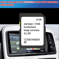 Tarjeta SD De Navegación Satelital R-Link 11.05 Mapa GPS Para Coche Versión Europea Reciente Para Renault - details 0