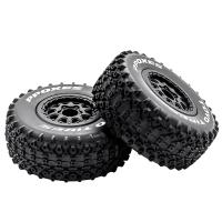 4pcs Neumáticos De Camión De Pista Corta 112mm 1/10 Con Rueda Y Hex 12mm Para Slash Arrma Senton HuanQi 727 Vkar 10sc Hpi Coche RC - details 12