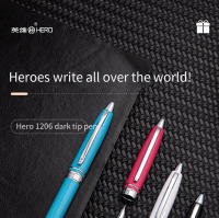 Hero 1206 Pluma De Tinta Metálica Para Estudiantes Punta Negra Extra Fina 0.5mm Suministros De Oficina Y Stationery - details 0