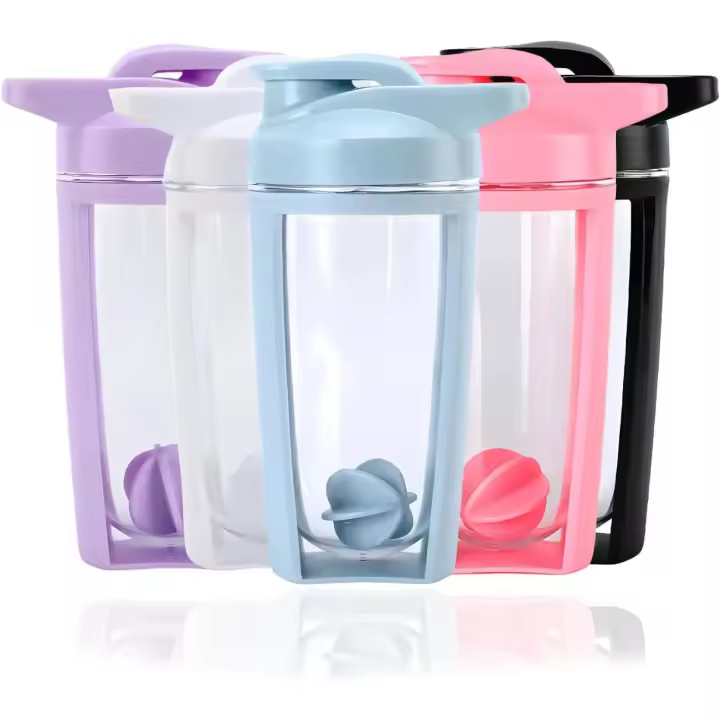 Botella de Agua Deportiva para fitness, botellas para batidos de proteínas, Botella para batidos, batidoras de Suplementos deportivos, Vase - 1