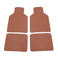 Alfombrillas de Coche Universales de Cuero PU de Alta Calidad Juego de 4 Piezas para Coches, Camiones, SUV Hecho de Fibra Natural - details 4