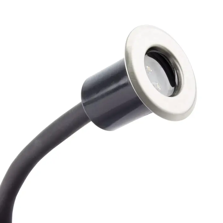 Ledkia Foco Exterior LED Empotrable Suelo Mini 3000K Blanco Cálido - 1