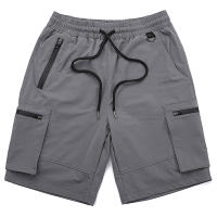 Shorts Deportivos De Verano Para Hombre Con Cinta Ajustable Y Estirable Pantalones De Playa Casual Para Correr Y Ejercitarse Talla Estándar Material Poliéster Y Spandex - details 1
