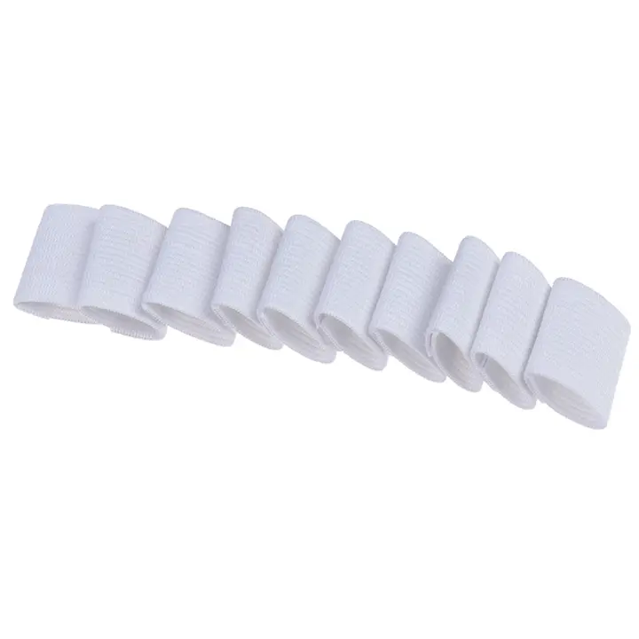 10pcs Protección De Mano Para Baloncesto Cubiertas De Dedos Deportivas Elásticas Guantes De Protección Para Jugadores De Baloncesto - 1