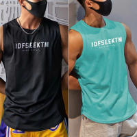 Camiseta Deportiva Sin Mangas Para Hombres Fitness Y Entrenamiento De Baloncesto Secado Rápido Transpirable Con Malla Absorbedora De Sudor Para Verano - details 1
