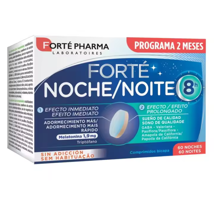 FORTÉ NOCHE 8H 60 COMPRIMIDOS BICAPA FORTE PHARMA - 1