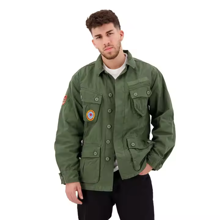 Ropa hombre Chaquetas Superdry Chaqueta Tropical Combat Verde - 1