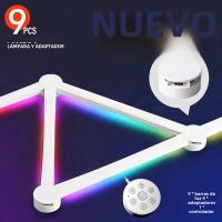 Lámpara De Pared Inteligente WIFI LED RGBIC Barra De Luz DIY Decoración De Ambiente Para Dormitorio Y Sala De Juegos Iluminación Nocturna Con Música Y TV - details 6
