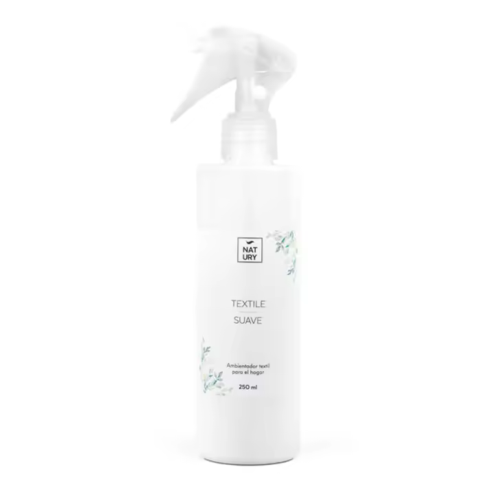 Ambientador Textil Suave en Spray de 250ml NATURY - Fragancia Única para el Hogar - 1