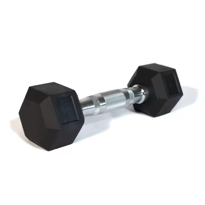 1 UNIDAD  Mancuernas Hexagonales para Crossfit y Musculación  Entrenamiento Multifuncional FIURI. - 1