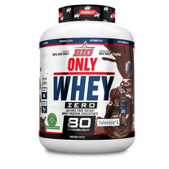 ONLY WHEY ZERO (2KG) CHOCOLATE BELGA - Big / Sin lactosa  Sin azúcares añadidos  Alta calidad - 1