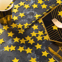 Confeti De Estrellas Brillantes Para Bodas Y Fiestas Decoración De Mesa Y Fiesta 1.2'' En Diámetro Gold 200 Piezas - details 2
