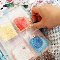 Juego De Almacenamiento Para Pintura Diamante Con Marco Metálico Y Gran Apertura Para Escuela Y Herramientas Bolsa De Almacenamiento Conveniente - details 4