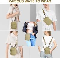 Bolso bandolera para hombre y mujer, impermeable, minibolso de hombro transpirable, mochila ligera para viajes, senderismo, ciclismo y deportes. - details 3