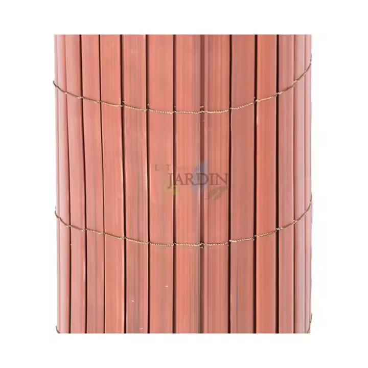 Suinga Cañizo de Ocultación PVC Doble Cara 1 X 3 M Marrón Teka - 1