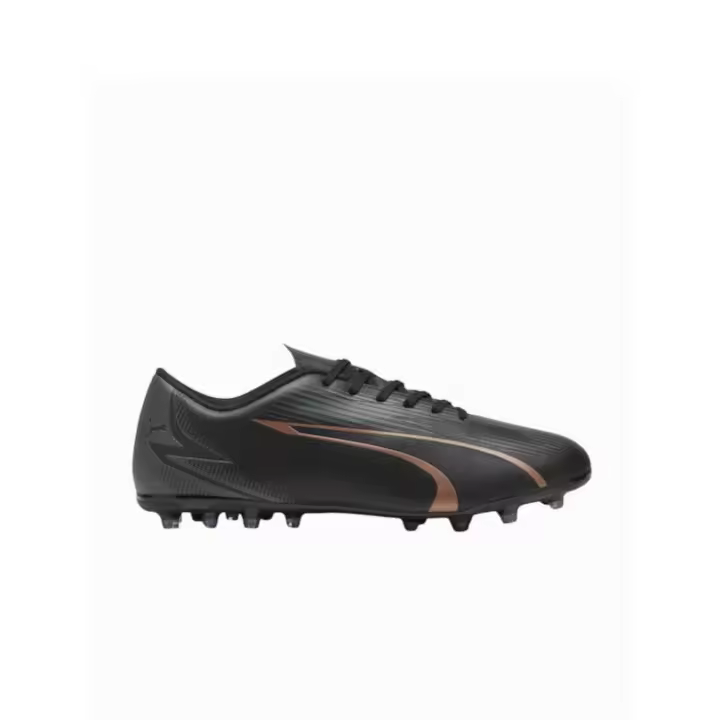 Bota Puma M Ultra Play MG Negro - Sin Cordones - Tracción Excepcional - Ajuste Seguro y Cómodo - Construcción Duradera - 1